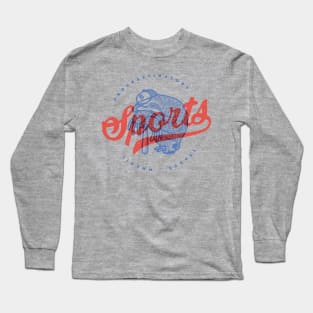 Procrastinators League Baseball Sloth Long Sleeve T-Shirt